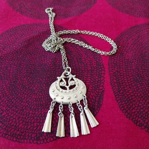 Stunning silver Kuutar necklace from Kalevala Koru image 1