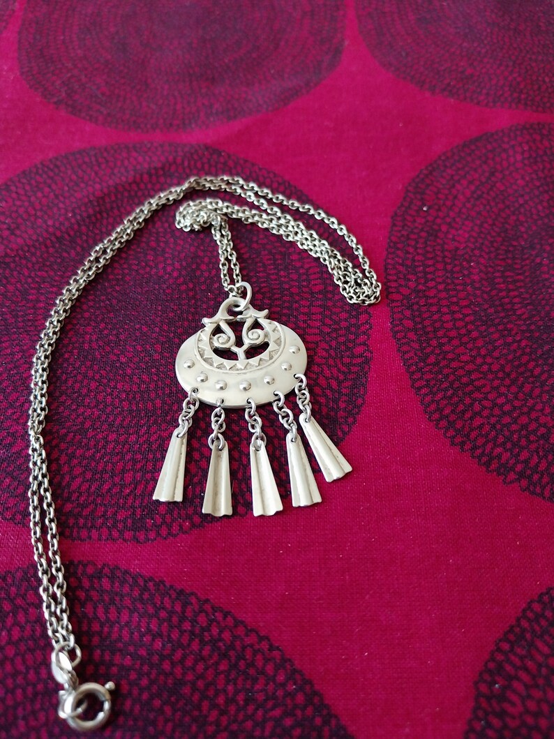 Stunning silver Kuutar necklace from Kalevala Koru image 3
