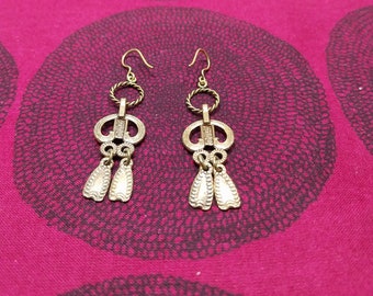 Rare earrings called "Viipurin Rinkilä" made by Kalevala Koru