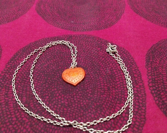 Raro collar Kalevala de plata, el Corazón de Eura