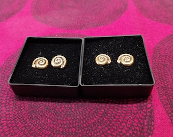 These  bronze earrings are called the snake