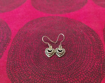 Pendientes de plata llamados el Corazón de la Casa