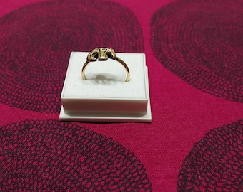Vintage the Bear ring from Kalevala Koru in  Finland