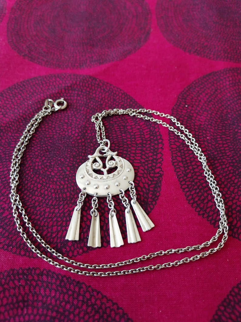 Stunning silver Kuutar necklace from Kalevala Koru image 2