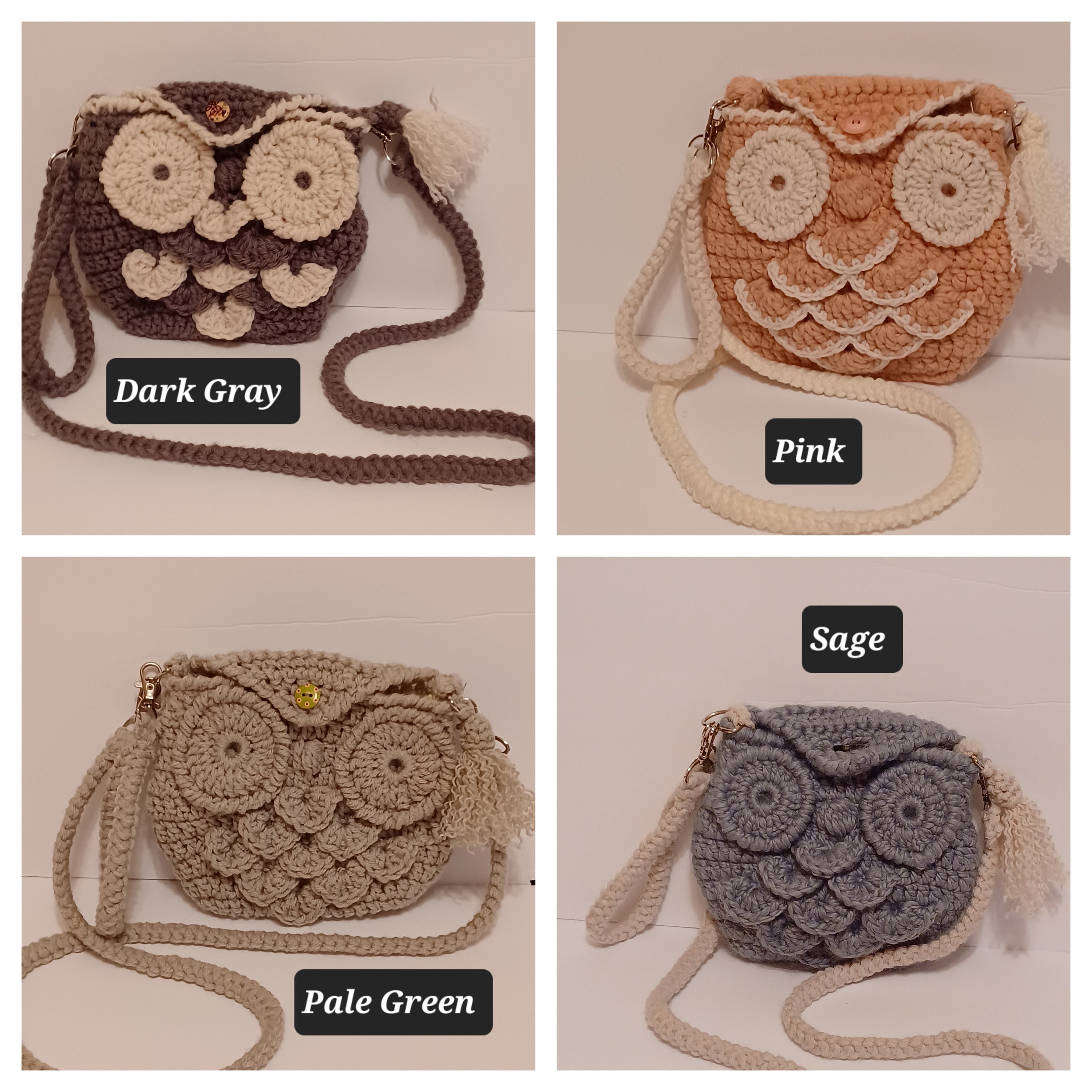 Owl Purse patchwork Quilted Owl Coin Purse Satchel -  in 2023