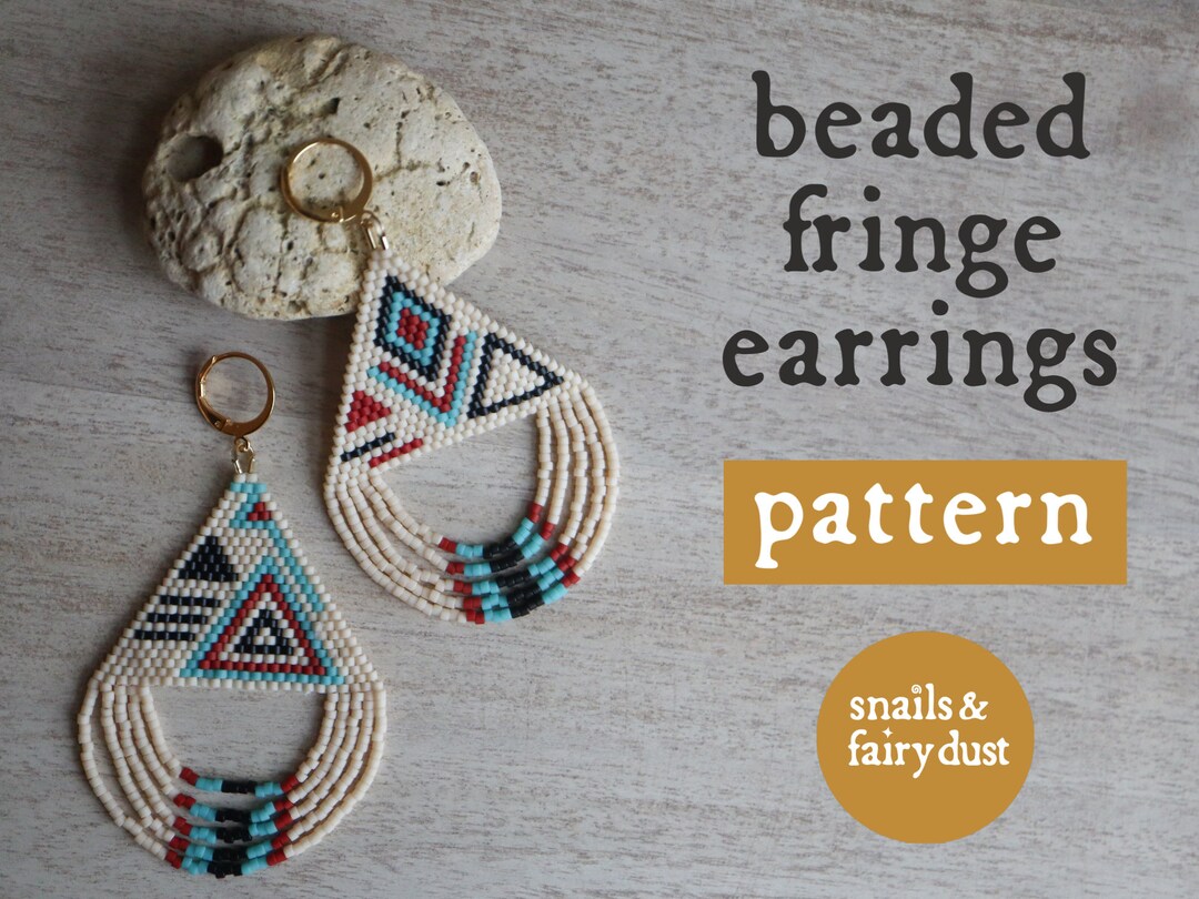 Beaded Earrings Patterns Seed Bead Patterns Brick Stitch Patterns