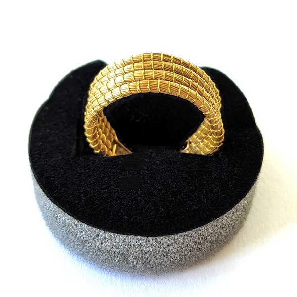 Bague en Or Végétal et plaqué Or - Capim Dourado