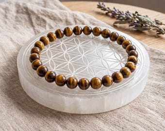 Seleniet A+ reinigings- en oplaadplaat voor armbanden van natuursteen. Lithotherapie: Reinigende steen