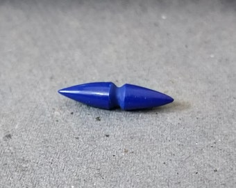 Blaue Lapis Lazuli Nase Tragen Septum Tusk - Edelstein Septum Tusk - Horn Spike Tusk - Körperschmuck Edelstein - Nasenpincher