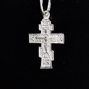 925 Sterling Silver Celtic Cross Religious Pendant- Unisex Gift- Birthday Gift For Husband- Ornamental High Cross