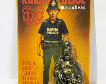 Figura de acción de Karma Police Radiohead, juguete artístico