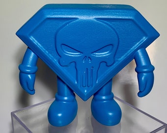 Blue Punisher Pill Character E Man