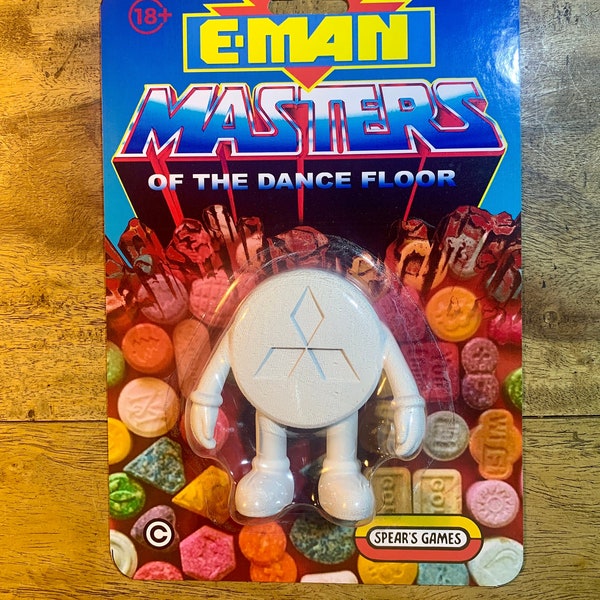 E Man / Mitsi Man Pillenfigur im Karton