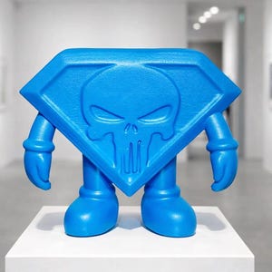 Blaue Punisher Pille Charakter E Man