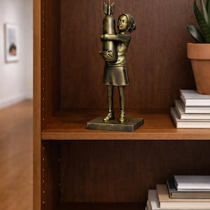 Banksy Bomb Hugger, Love Bomb, Sculpture Art Toy image 6