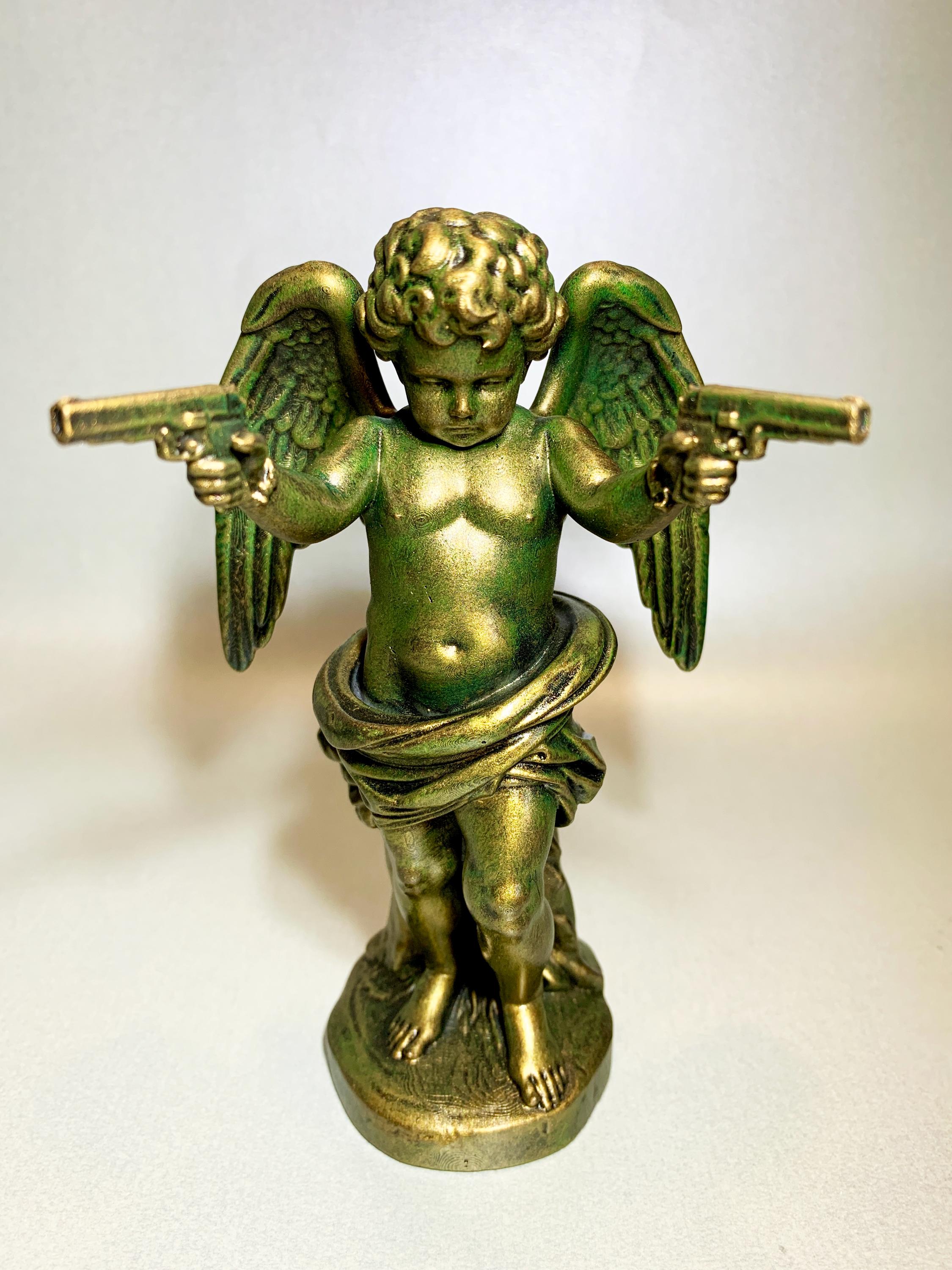 Winged Cherub Statue - Etsy