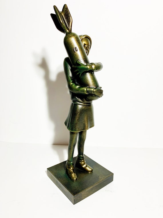 Banksy Bomb Hugger, Love Bomb, Sculpture Art Toy - Etsy