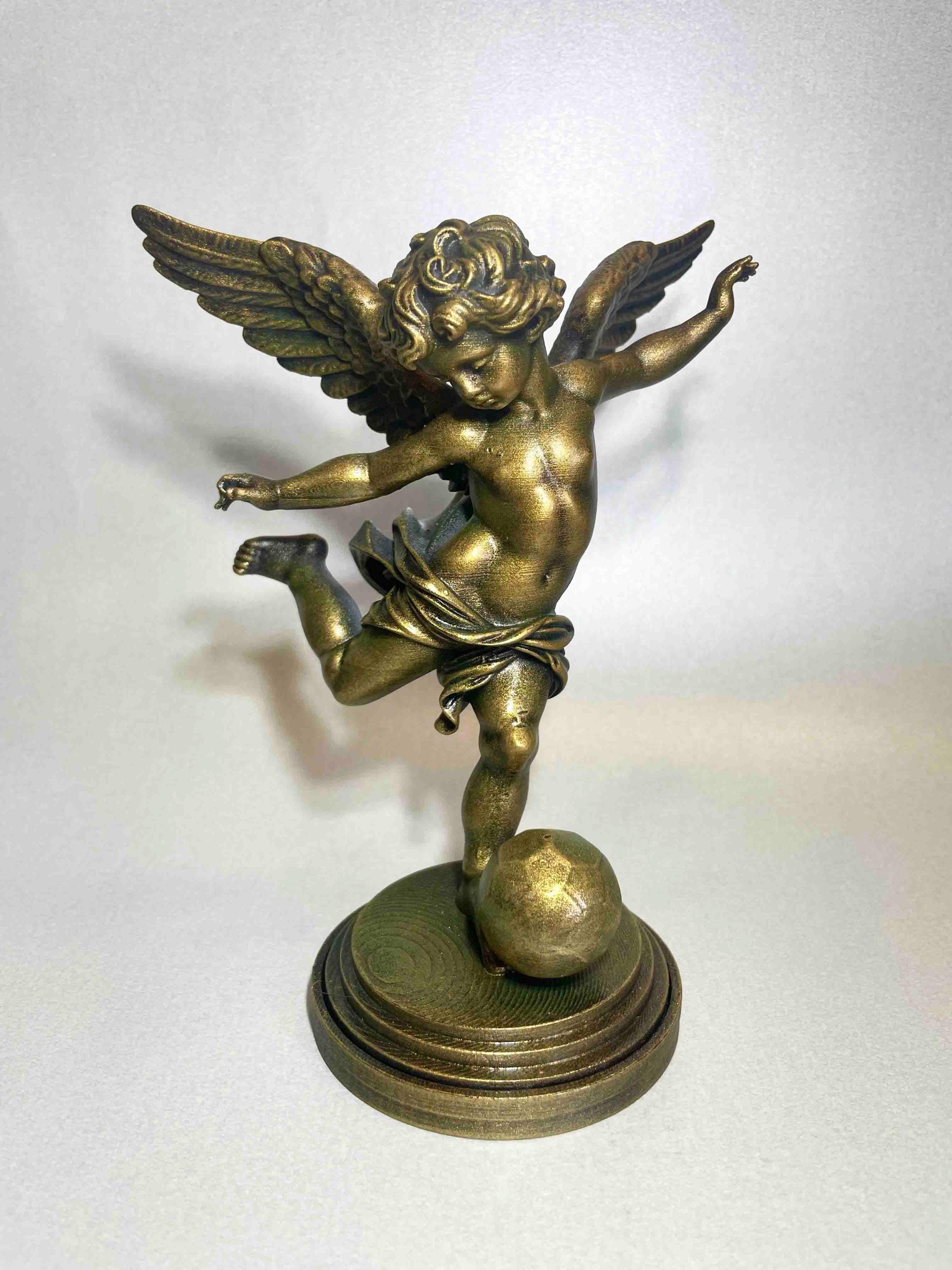 Winged Cherub Statue - Etsy