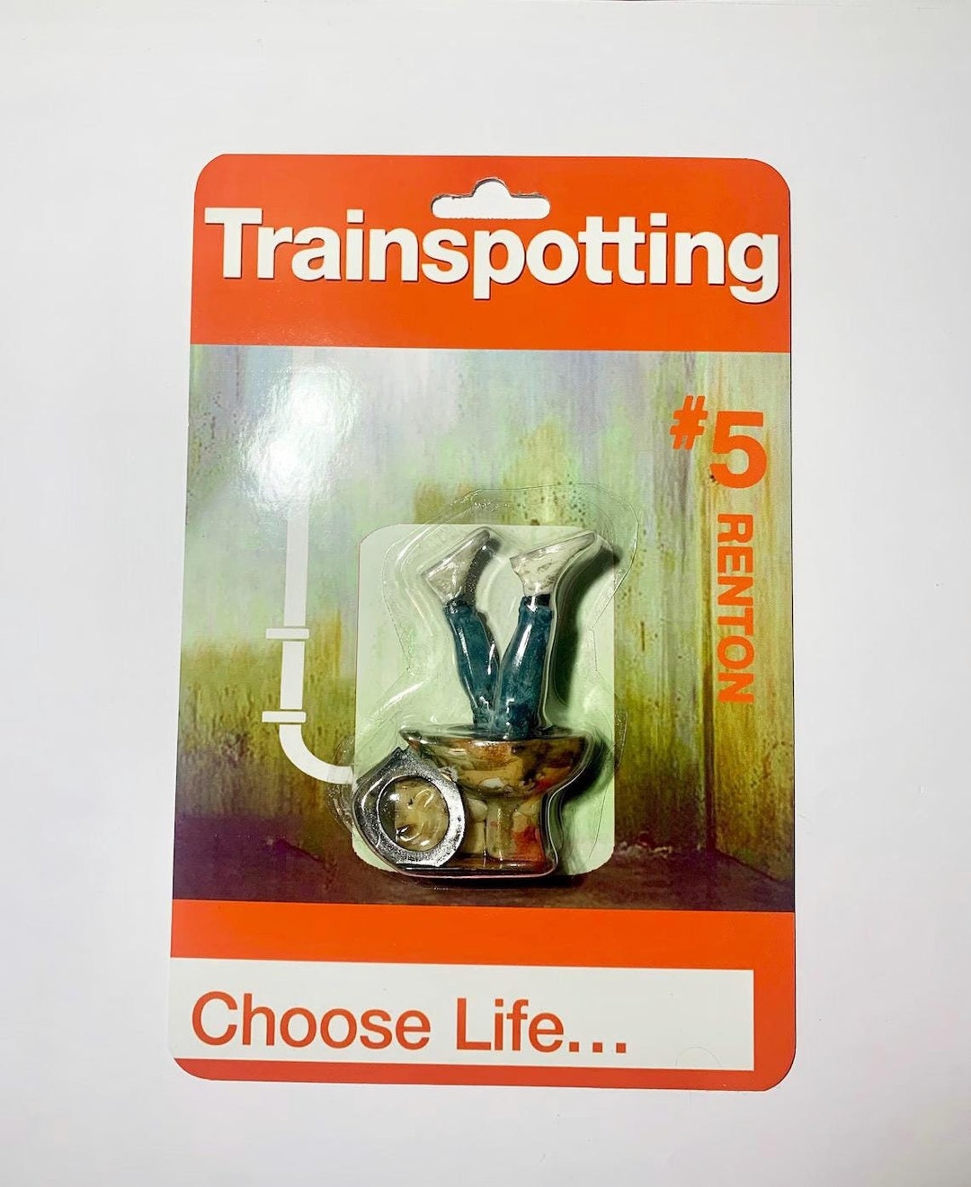 Trainspotting Renton Action Figure (The worst toilet in Trainspotting Renton Action Figure (The worst toilet in