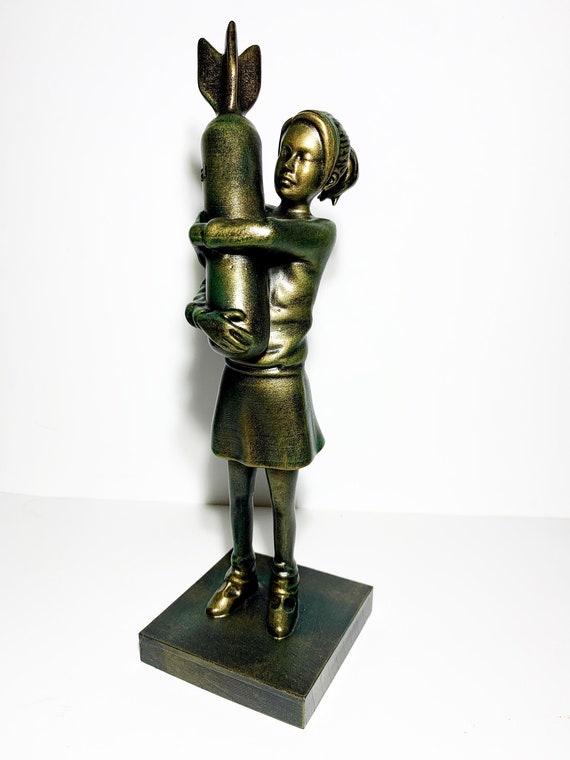 Banksy Bomb Hugger, Bomb Love Ornament - Etsy