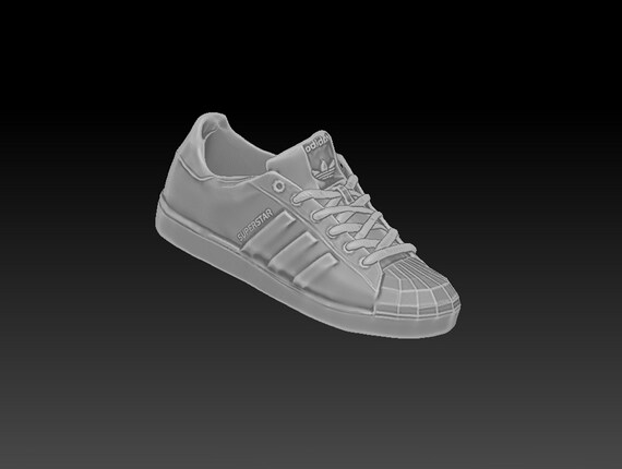 Onophoudelijk boeket Zenuw Adidas Superstar 3D Model - Etsy