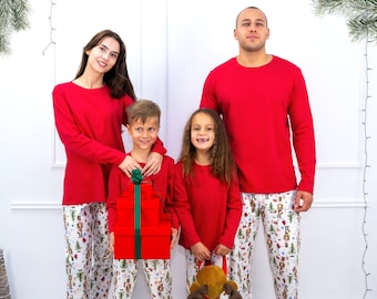 Family Pajamas Christmas, Matching Holiday Pajamas, New Year Outfit, Family Pajamas Matching, Unique Holiday Gift, Nutcracker Pjs Set