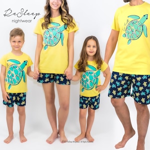 Family Pajamas Matching, Vacation Pajamas, Summer Gifts For Him, Matching Family Pjs, Family Jammies, Family Photoshoot,Gift For Husband
