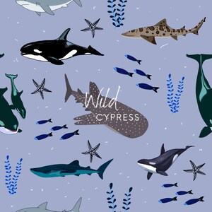 Deep Sea (speckled)  seamless file *digital download only*