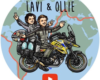 Lavi and Ollie Sticker