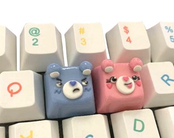 Care Bear Artisan Keycap | Conjunto de teclas fofas Perfil XDA personalizado | Tecla animal