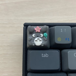 Sakura Neighbour Artisan-tangentbord för Mech-tangentbord | Anpassad anime-escape-tangent | UV-harts-tangentbord | Kompatibel med Cherry MX | Hållkniv