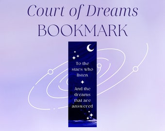 Court of Dreams Bookmark (PDF Download)