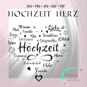 Wedding, silver wedding, golden wedding, three hearts, svg, dxf, pdf, jpg, png