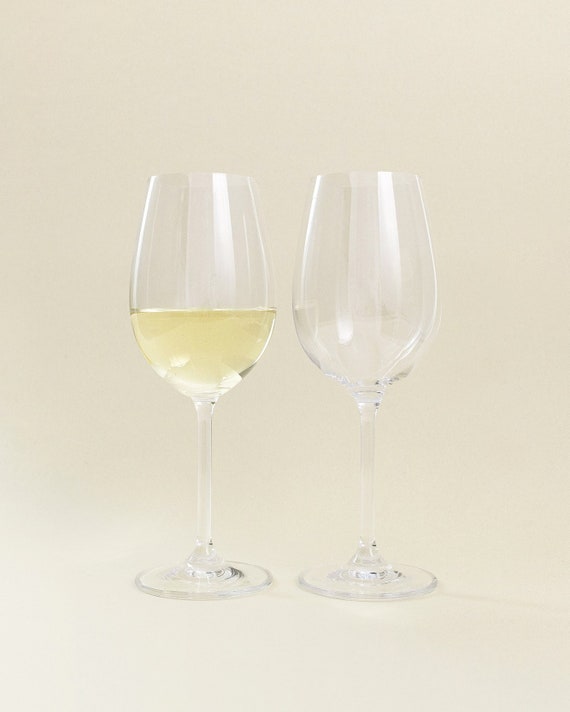 Set of 6 All-round Crystal Wine Glasses 350 Ml 