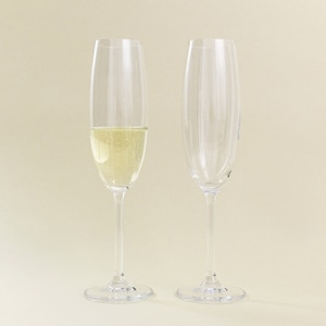 Set di 6 flauti di champagne - cristallo di Boemia di alta qualità
