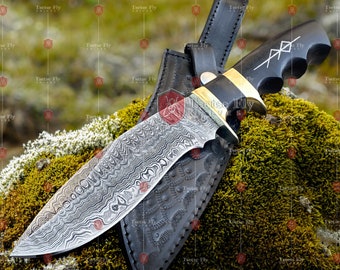 BMK-415-Set Tsetse Fly 1.2 Inches Blade Damascus Neck Knives