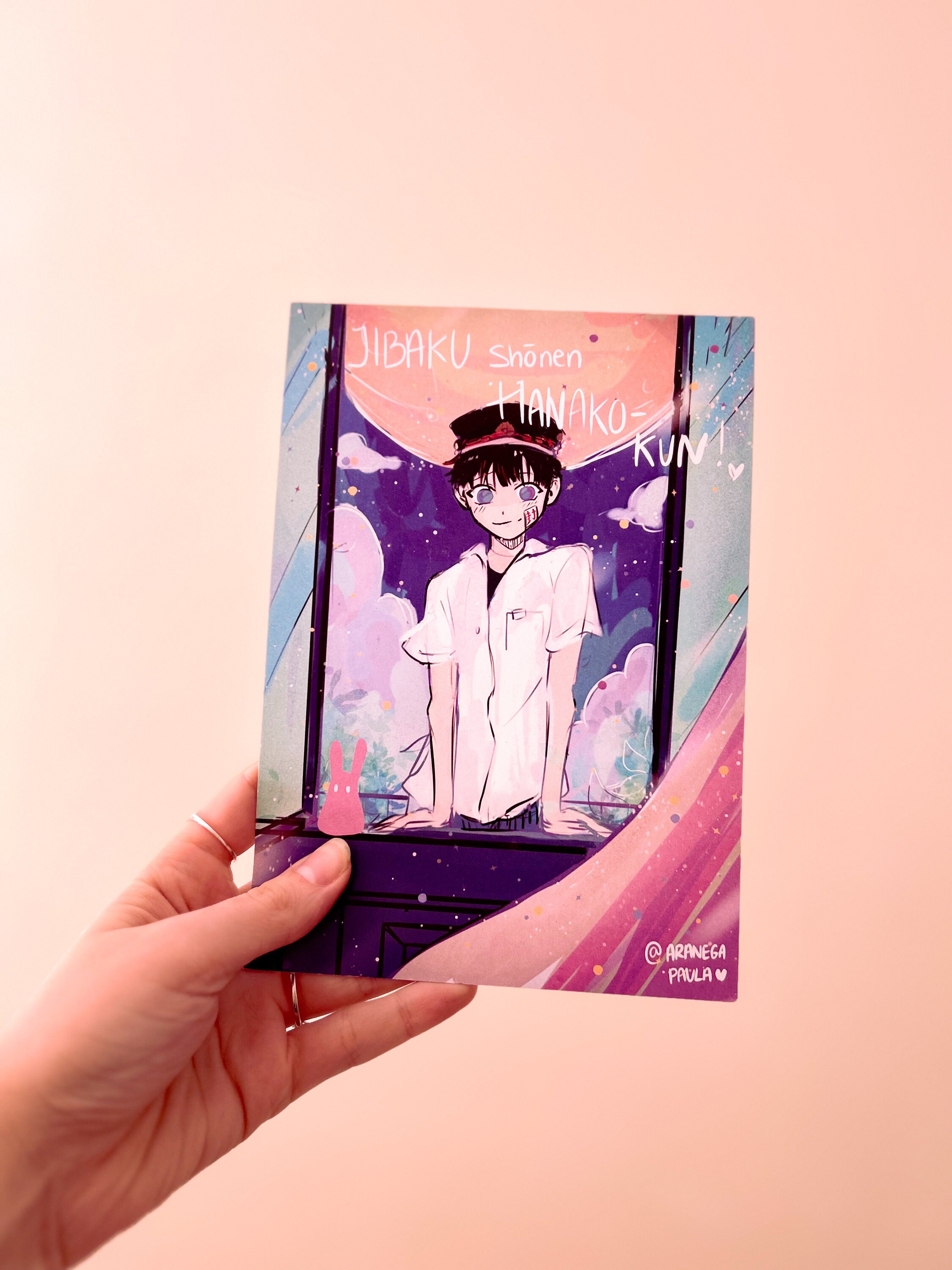 Kit Fan Toilet Hanako-kun - 18 Goodies Inclus : Posters, Cartes, Autocollants, Bracelets - Sac Cadeau 30x22x7 Cm