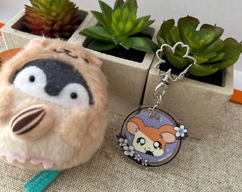 Hamtaro keychain