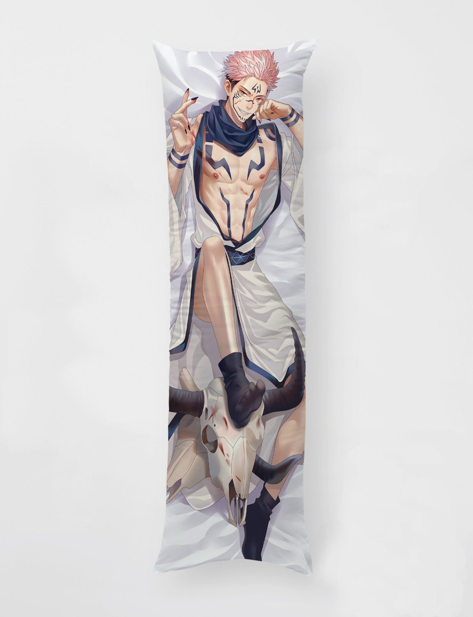 Jujutsu Kaisen Anime Yuji Itadori Body Pillow Case Two Etsy UK
