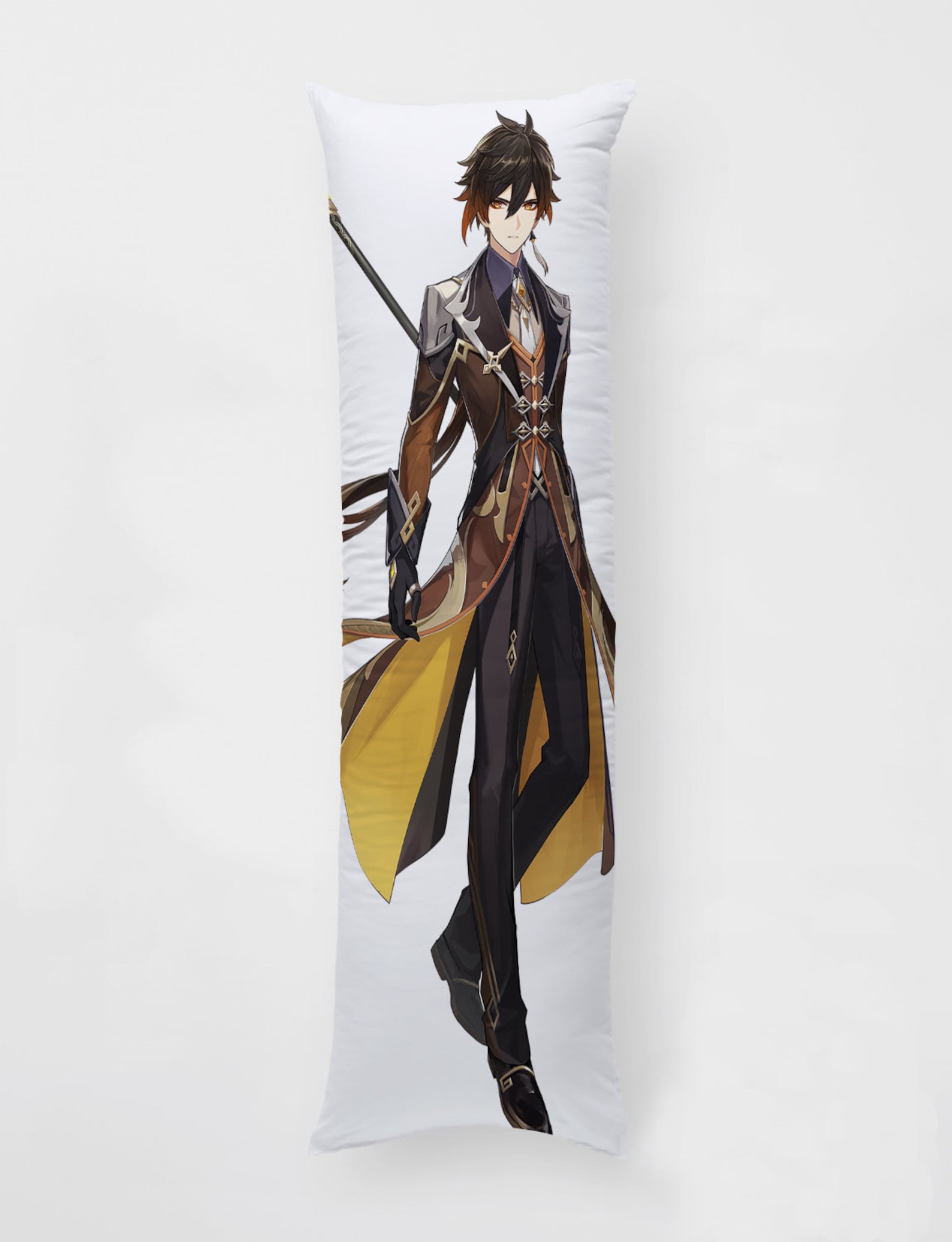 Genshin Impact Anime Zhongli Body Pillow Case Two Sides Etsy