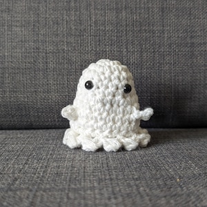 Crochet Ghost Plushie - Gordo the Ghost Handmade Amigurumi