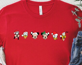 Disney Christmas Friends Shirt, Holiday Lights Tee