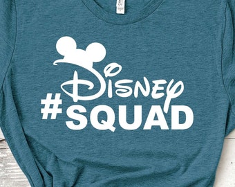 Disney Squad Shirt, Disney Shirt, Disney Family Shirts, Disneyworld Shirts, Disney World Shirts, Mickey Mouse Shirt, Disneyland Shirt
