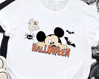 Disney Mickey Halloween Shirt, Vintage Disney Halloween Shirt, Disney Halloween Retro, Mickey Halloween Shirt, Disney Halloween Shirt