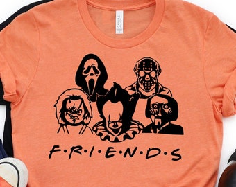 Horror Movie Friends Halloween Shirt, Scary Tee