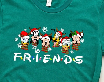 Disney Friends Christmas Shirt, Disneyland Christmas Lights Tee