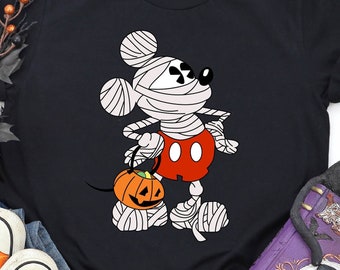 Mickey Mouse Mummy Halloween Shirt, Funny Disney Tee