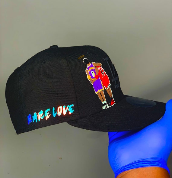 Custom R.I.P. Kobe LA Fitted Hat add 