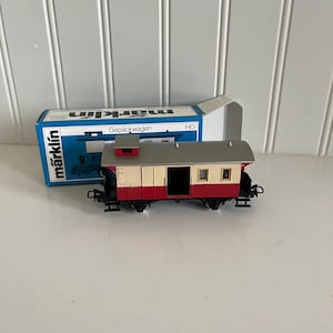 Vintage Marklin Train-HO 4108-Bagagewagen