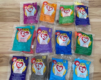 McDonald’s 1998 Teenie Beanie Babies Set - Ty - Complete Set of 12